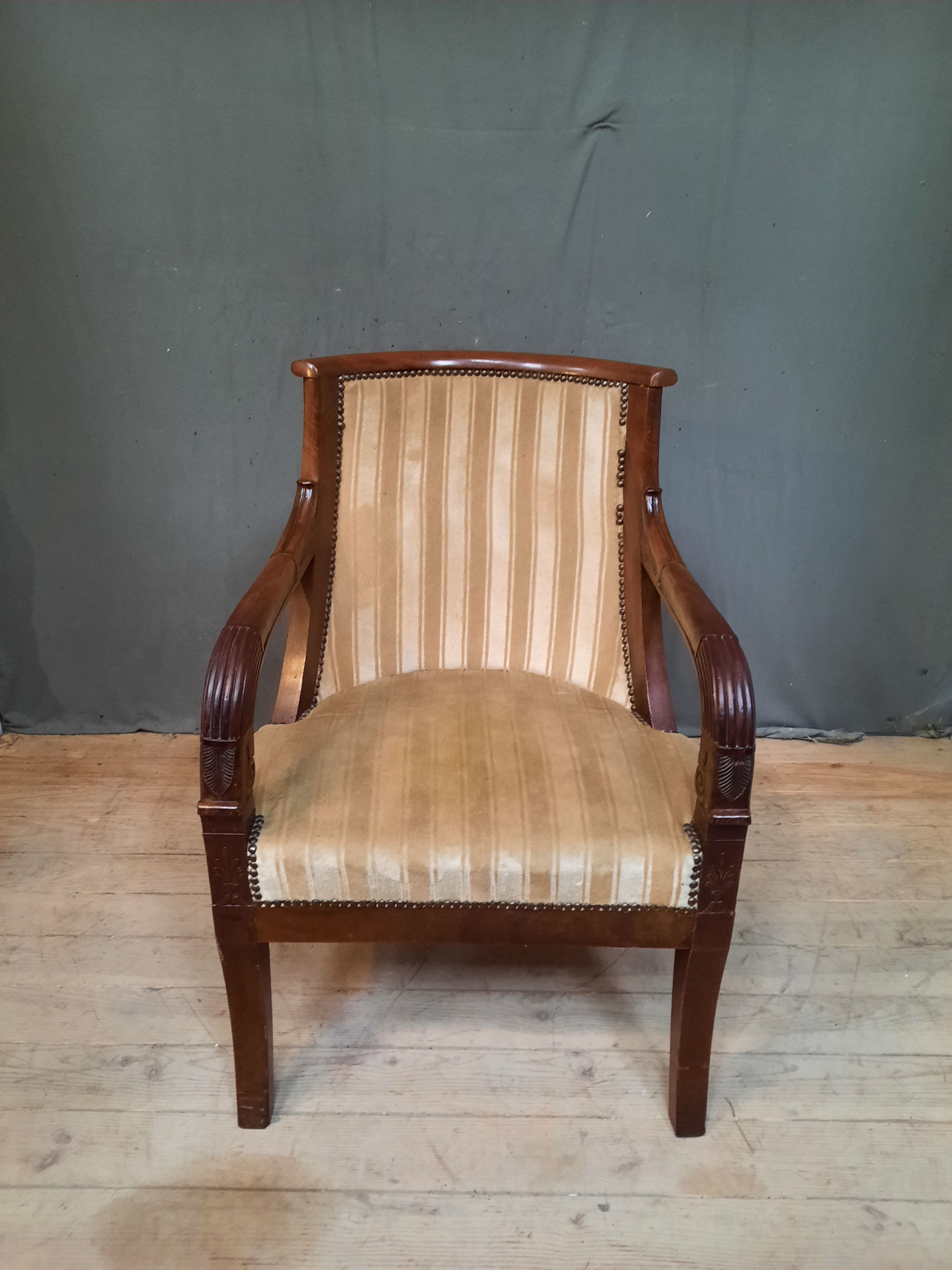 Fauteuil gondole empire