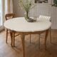 Round table with extension.