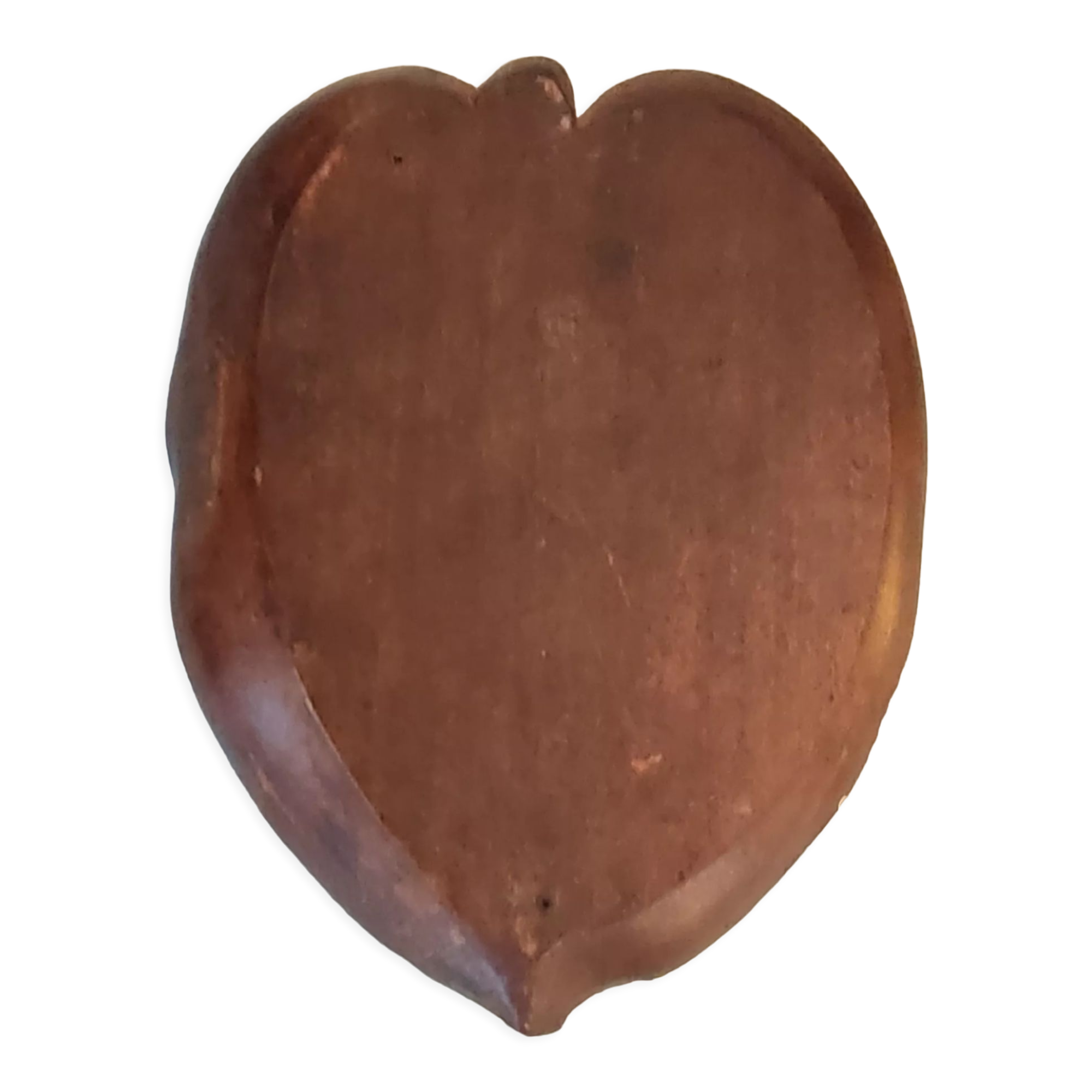 Old empty wooden pocket Art Nouveau butterfly décor