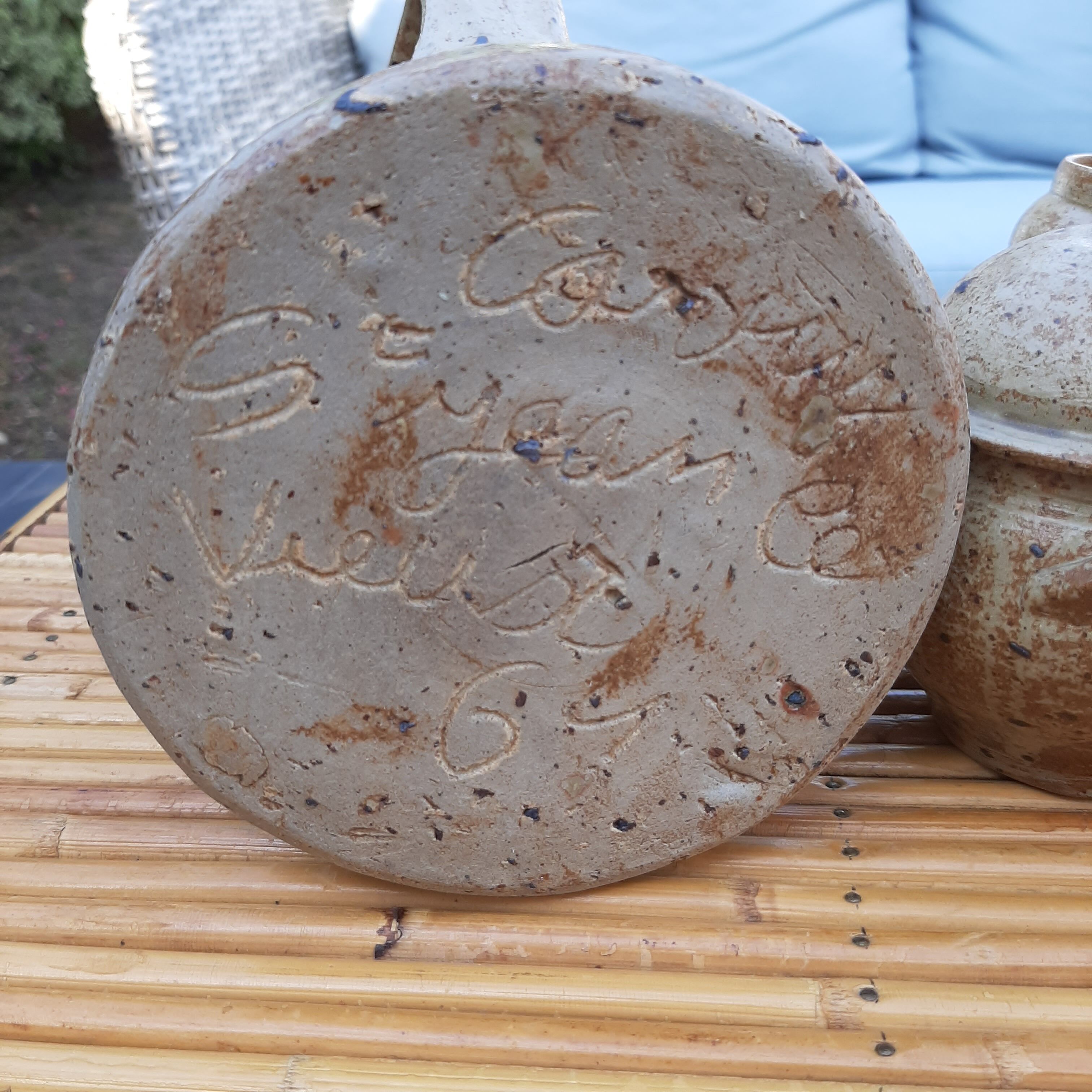 Vintage stoneware coffee service