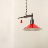 Danish suspension with balance counterweight
