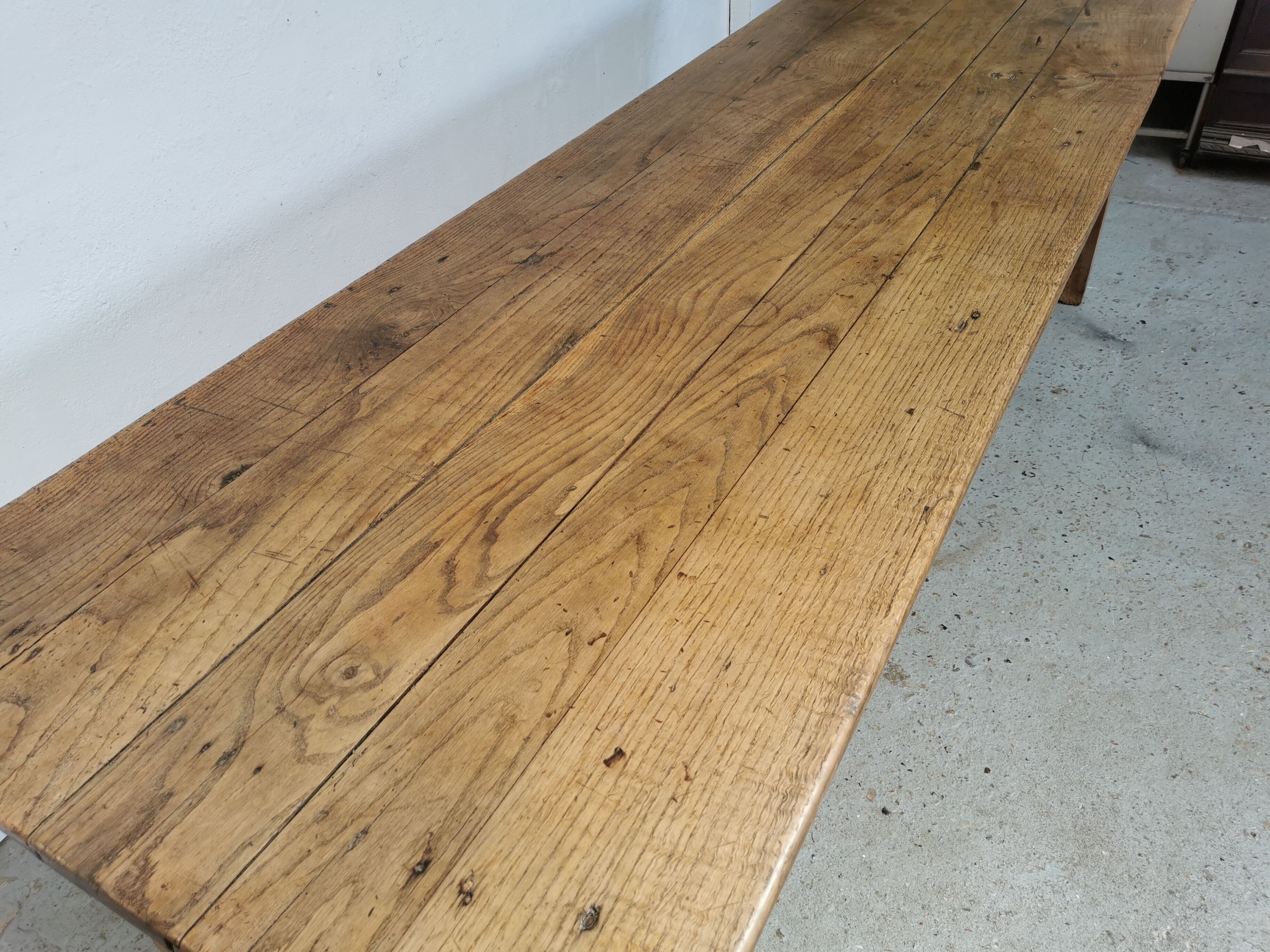 Table de ferme en chêne 260cm