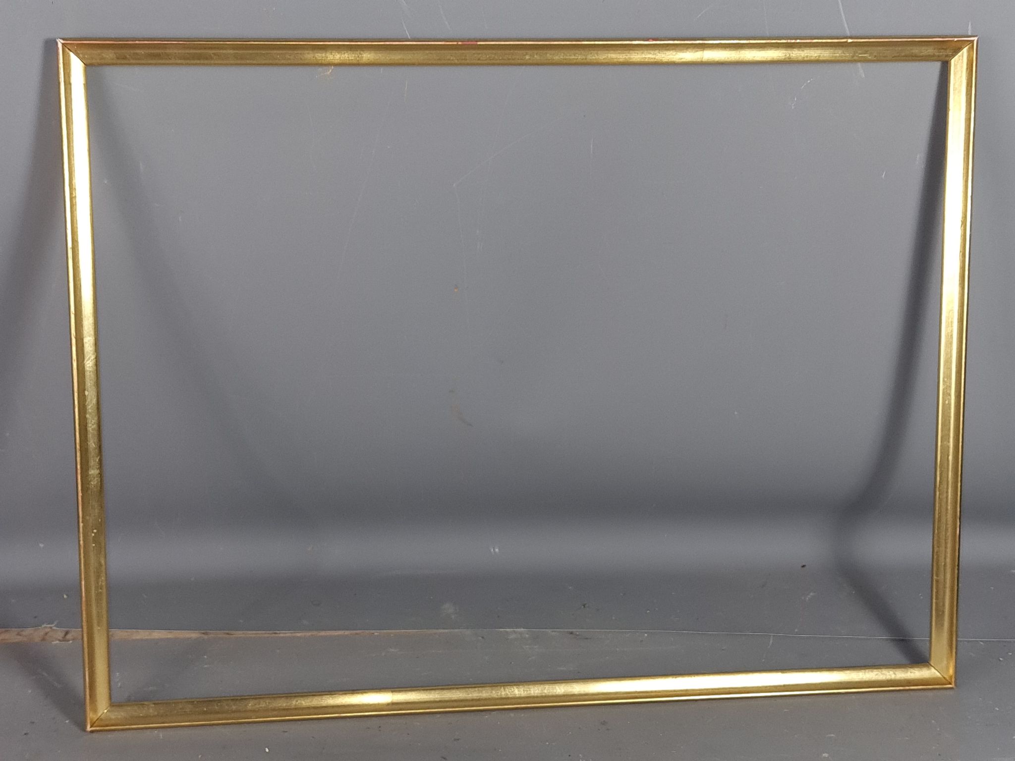 Frame baguette wood gilding gold leaf 56x42 foliage 54x40 cm good used SB