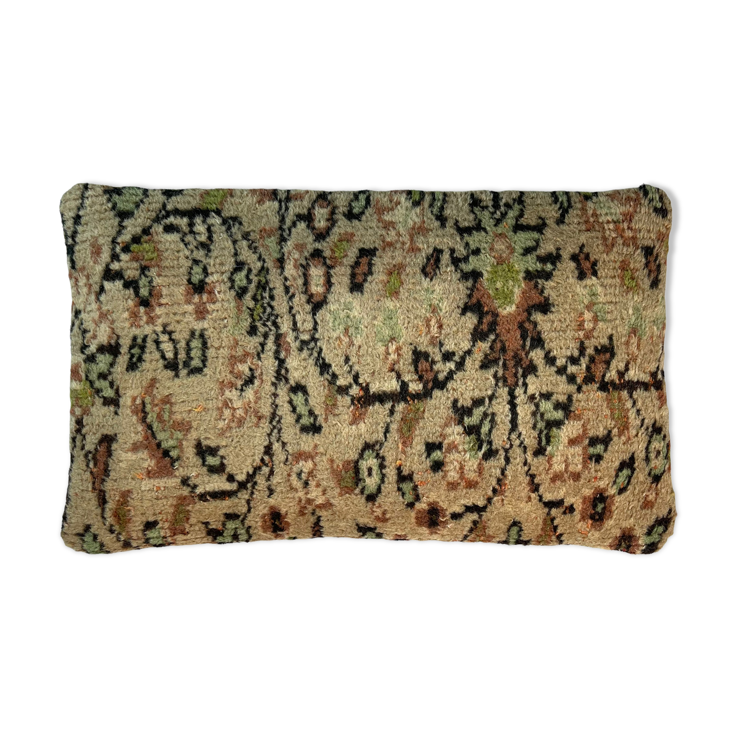 Housse de coussin de tapis turc vintage, 30 x 50 cm
