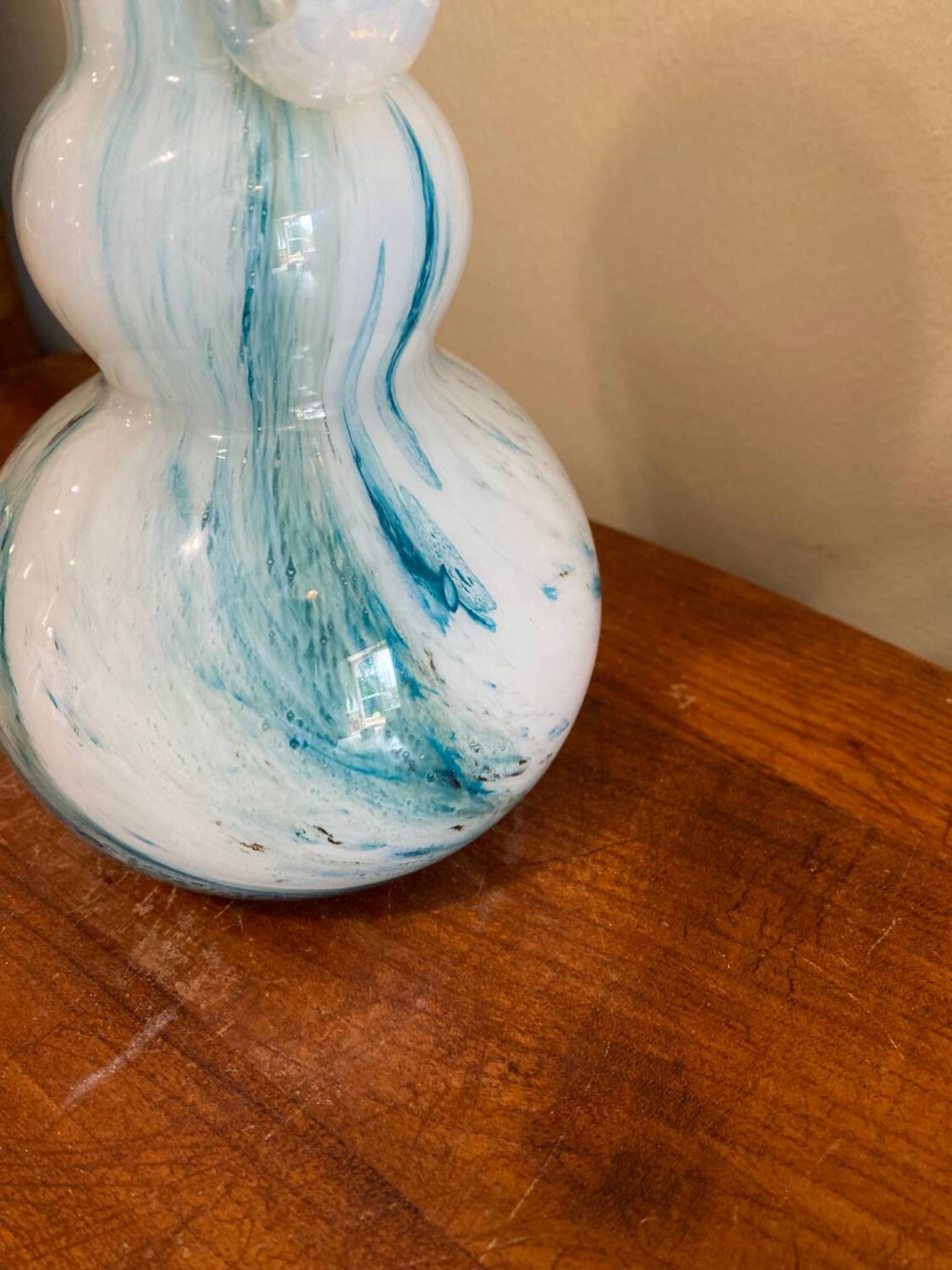 Murano blown glass vase