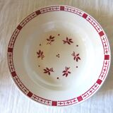 6 soup plates from Digoin Sarreguemines model “Dominique”