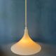 White Space Age Suspension "Witch Hat" Mid-Century