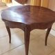 Small round marquetry table