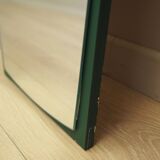 Miroir dans un cadre en pin, design danois, années 1970, production : Danemark
