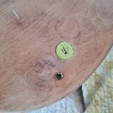 Antique wooden tripod stool - turned legs