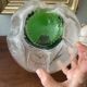 globe art déco en verre de Murano soufflé