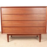 Danish teak chest of drawers, 4 drawers by Arne Vodder for Sibast 1960.