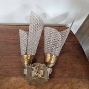 Paire D'applique vintage cornet rockabilly