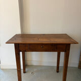 Small pine desk - 1 drawer