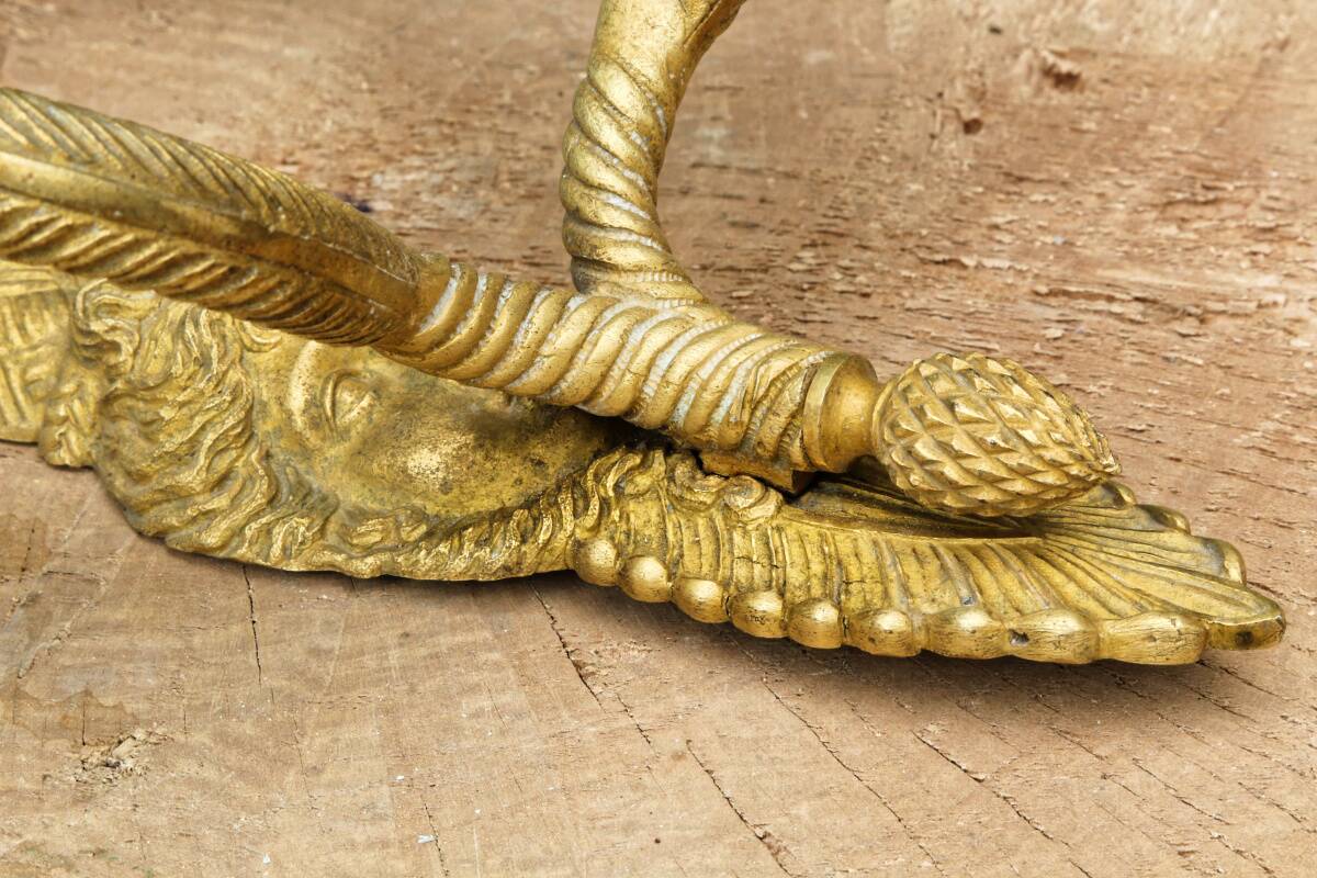 Paire d'appliques en bronze d'époque Empire