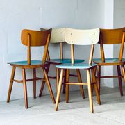 Chaises Birtro de Ton, années 1960.