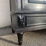 Black notary cabinet