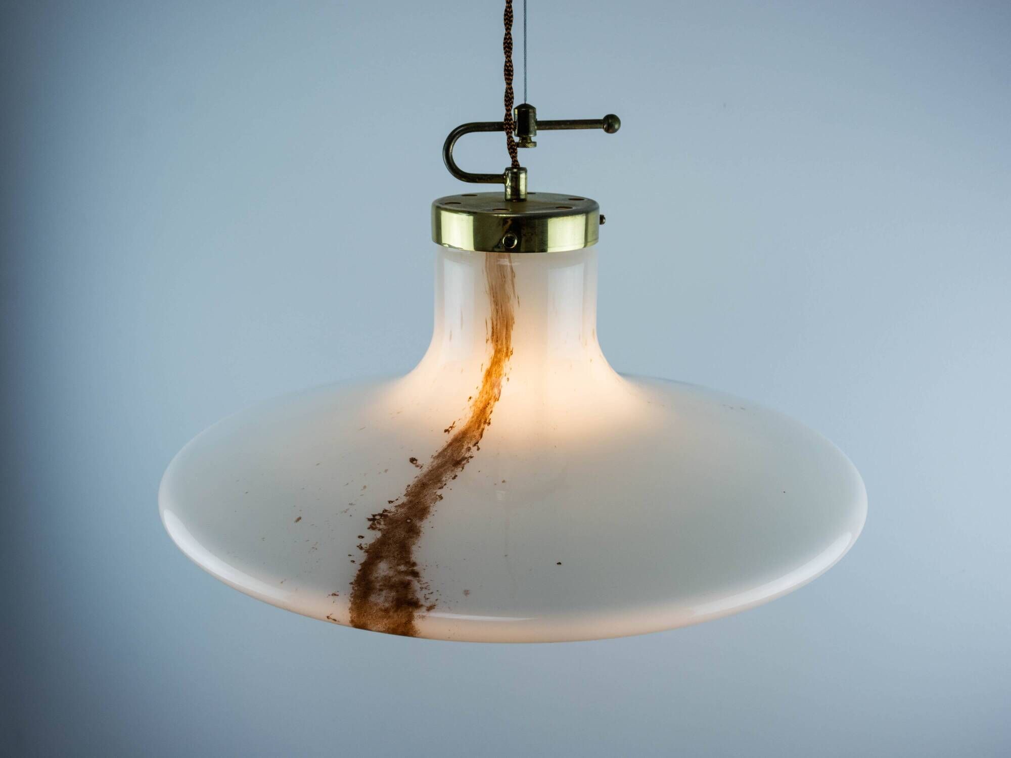 Space age Peill & Putzler like Glass Pendant