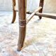 Rattan side table
