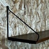 60s 70s oak shelf wall shelf WHB Stringregal Danish Design