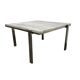 Vintage marble coffee table with chrome