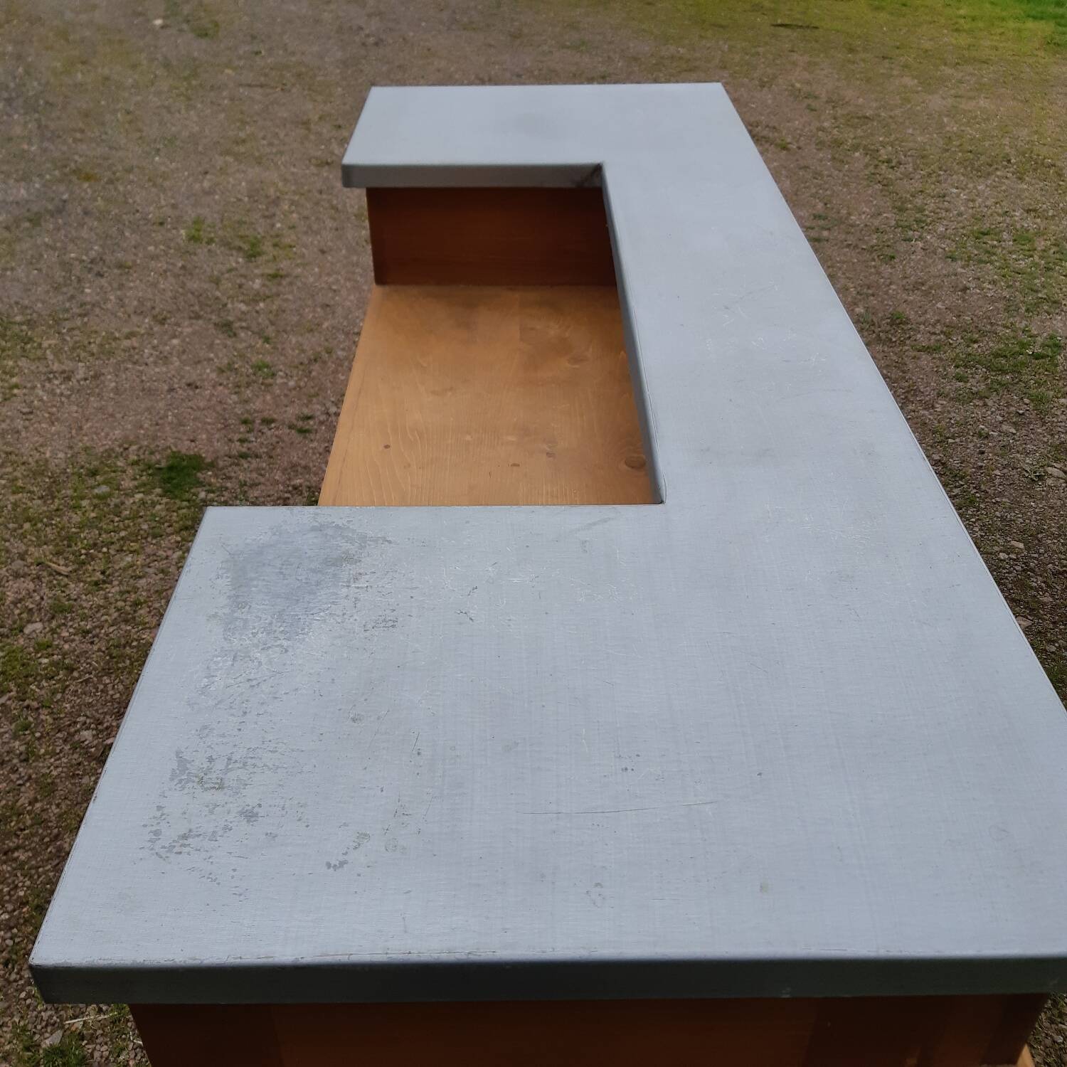 Zinc counter bar 180X60