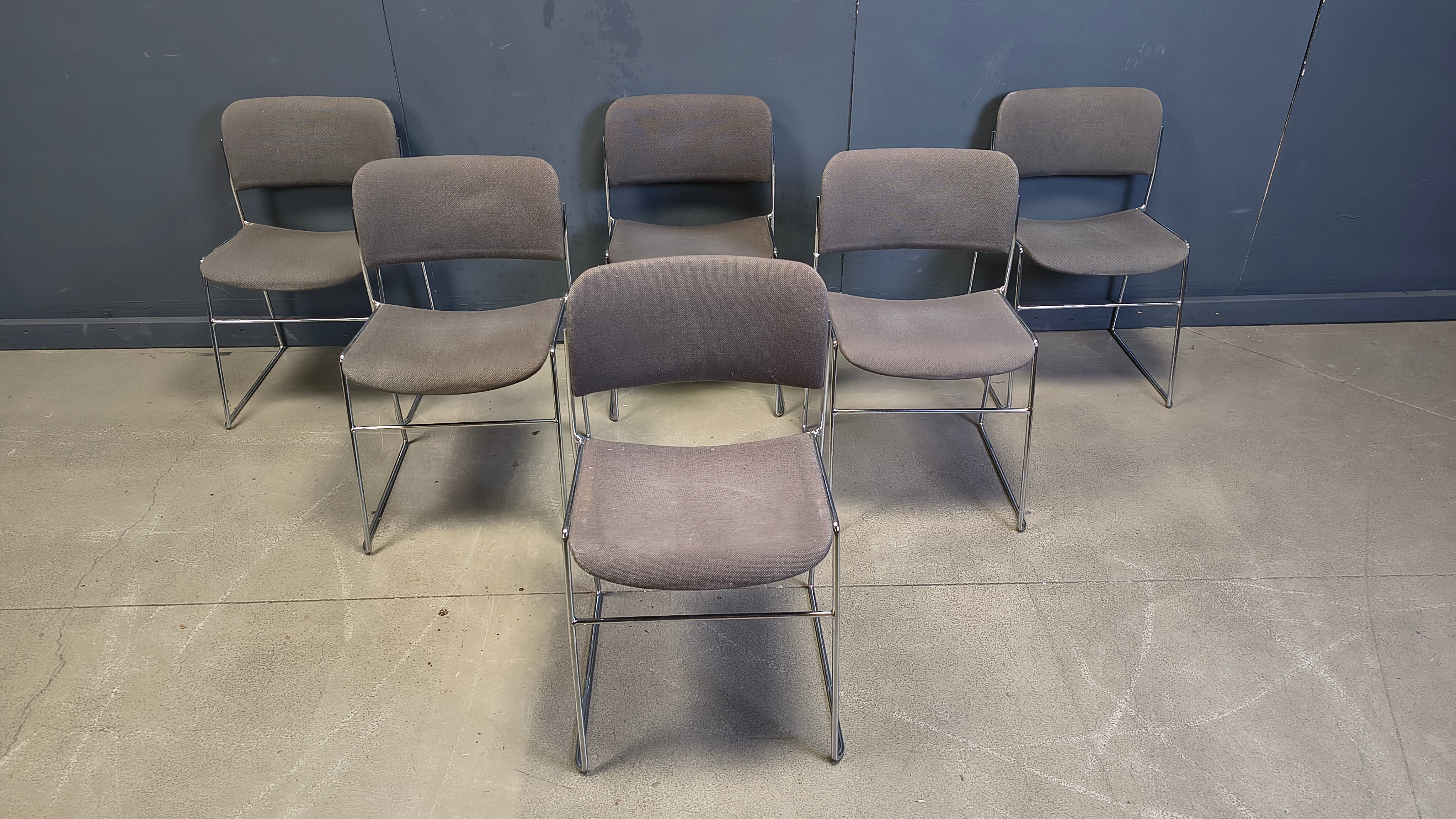 40/4 chairs by David Rowland for Seid International, 1970s