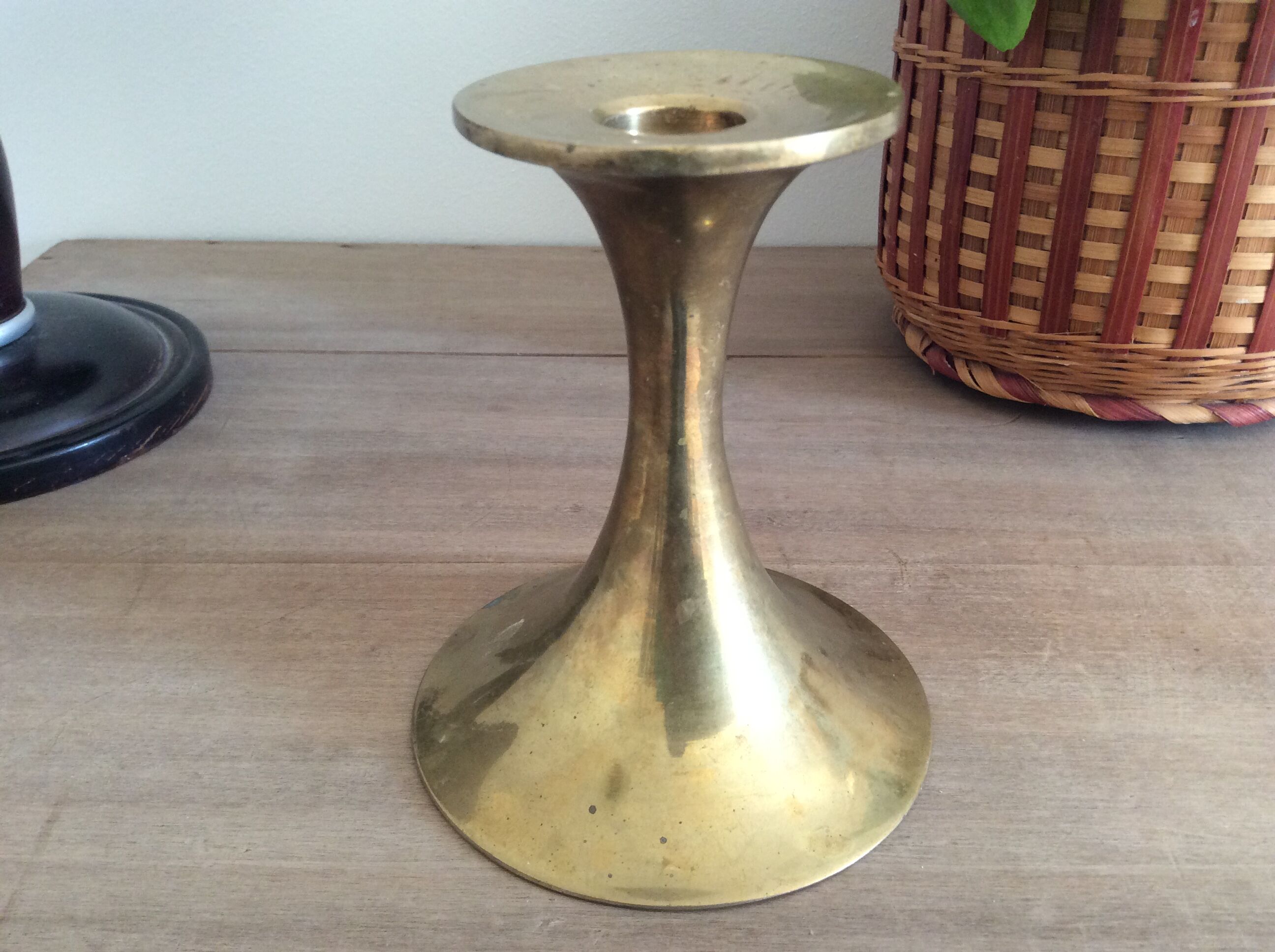 Brass candle holder