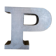 Lettre métal P