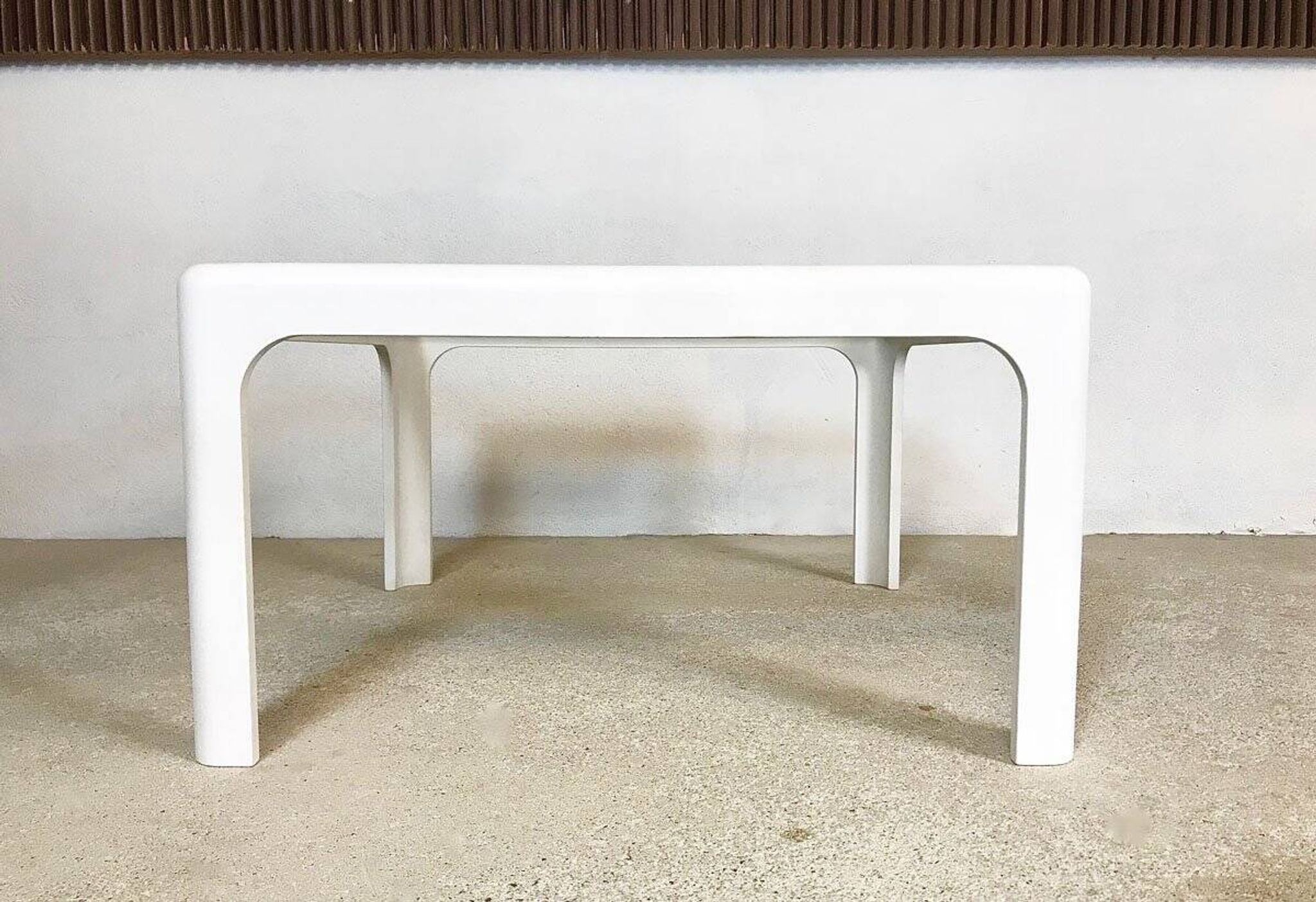 Coffee table with glass top by Peter Ghyczy for Horn Collection, 1960s