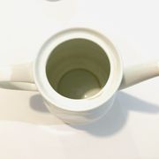 Brown and white porcelain theiere of the 70s _ retro-vintage -kitchen