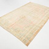 6x9 Tan Beige Classic Vintage Rug, 181x276