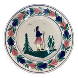 Quimper porcelain plate