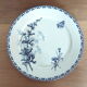 2 assiettes plates terre de fer