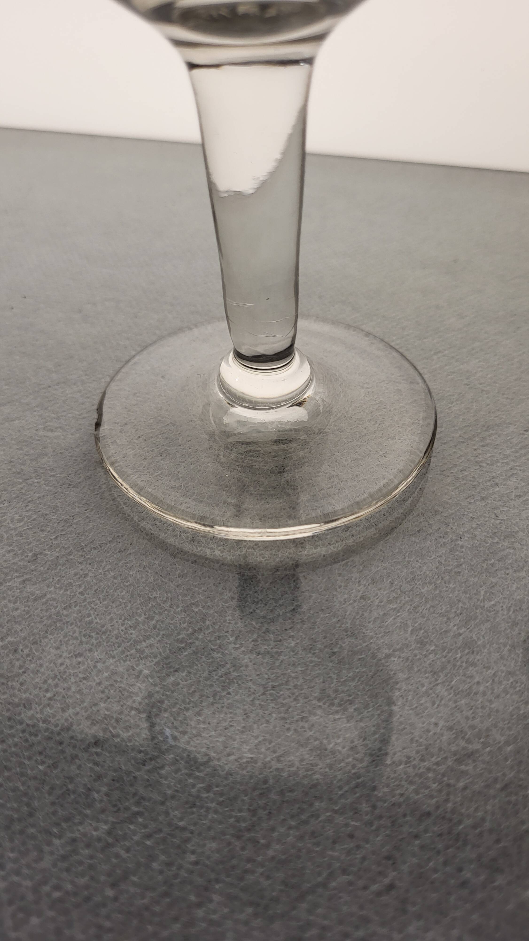 7 19th century guilloche wine/water glasses