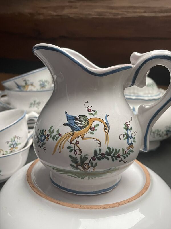 Service cafe ou the faience moustiers