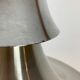 Scandinavian space age pendant lamp by Bent Nordsted for Lyskaer brushed steel 70s