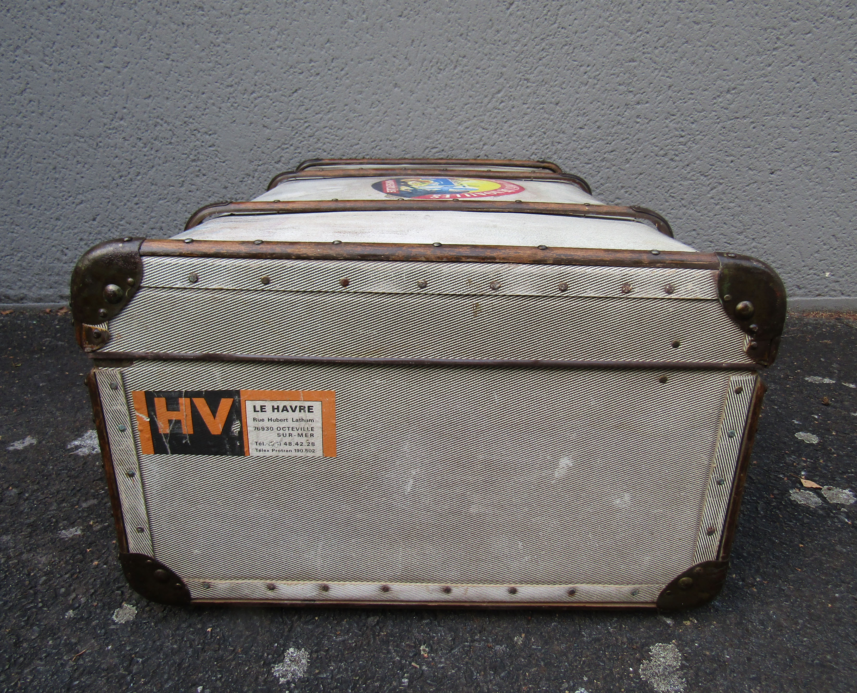 Old XXL suitcase