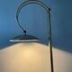Articulated floor lamp from the 80s in gold metal