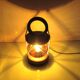 Marine lamp with amber glass globe 60/70s