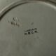 Shallow round plate from Saint Amand ironstone.