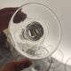 8 coupes à champagne en verre soufflé