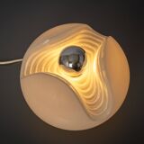 Glass Table Lamp by Koch & Lowy for Peill & Putzler, Germany, 1970s