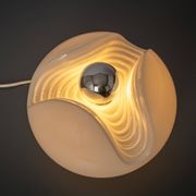 Glass Table Lamp by Koch & Lowy for Peill & Putzler, Germany, 1970s