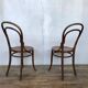 Pair of bistro chair number 14 fischel