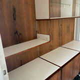 Louis Paolozzi modular bookcase wall system