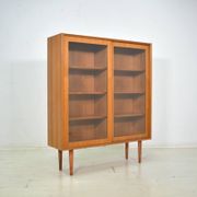 Showcase by Poul Hundevad 1960s skandinavian Teak Danish Highboard