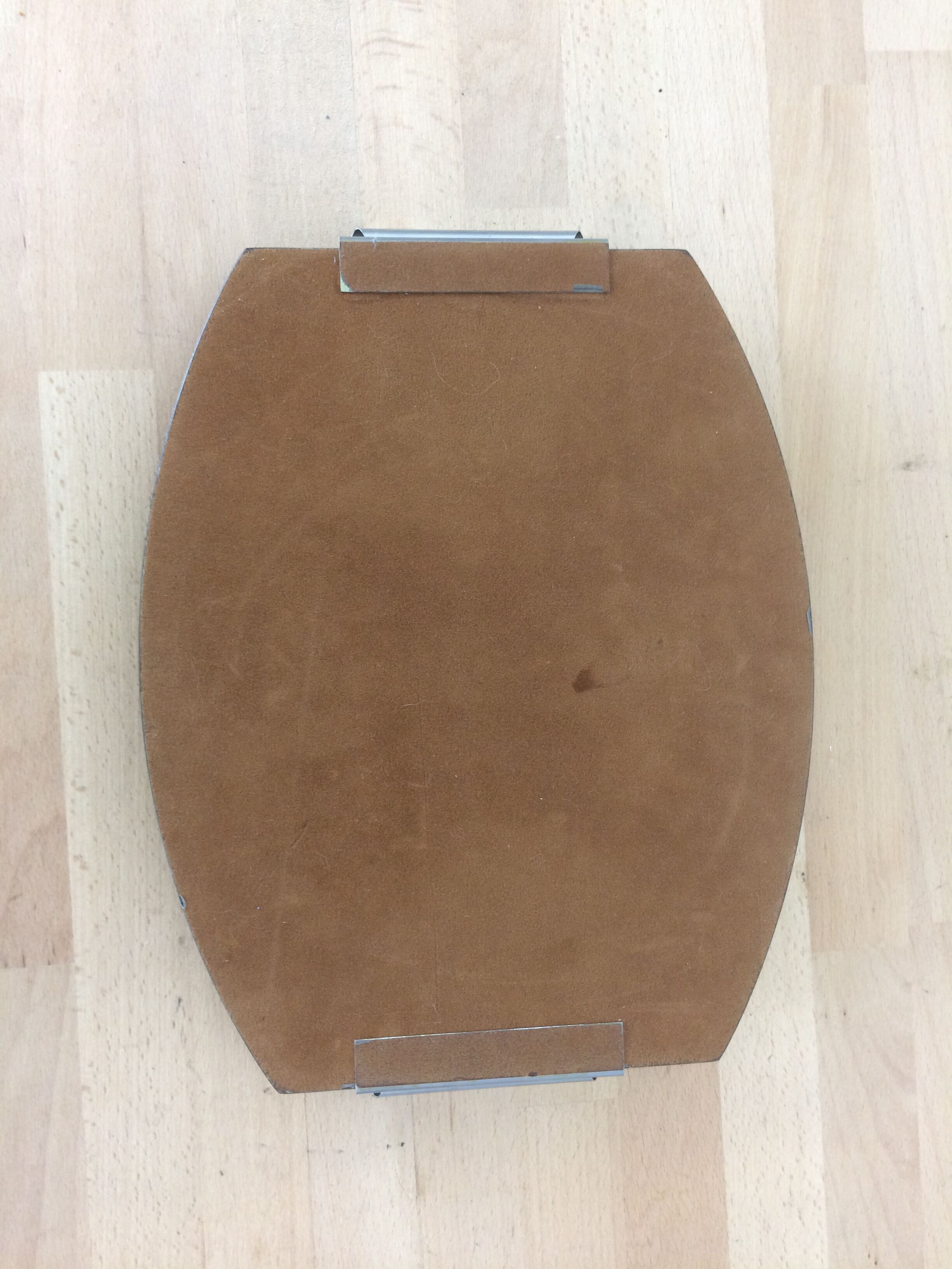 Glass mirror tray 33x25cm