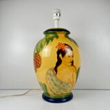 Large ceramic table lamp signed L. Drimmer – 1950s/60s