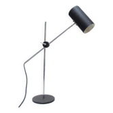 Black articulated desk lamp from the 60s